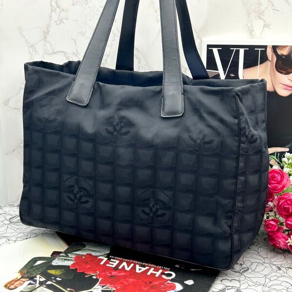 ★美品★ CHANEL シャネル ニュートラベルライン トートバッグ MM