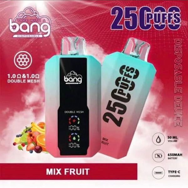 Vape Bang 25000puffs ニコパフ ミックスフルーツ