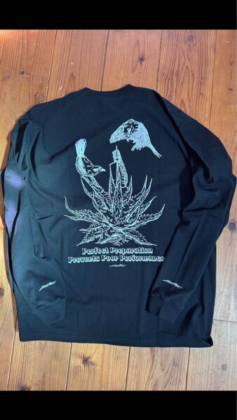 bskk×hirotton ロンT XL ブラック 黒 ロングtシャツ アウトドア