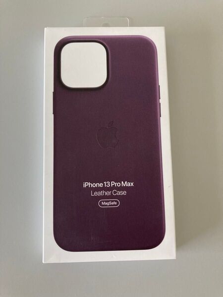 iPhone 13 pro max レザーケース ダークチェリー 純正