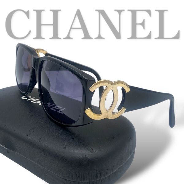 CHANEL sunglasses coco y2k Black シャネル サングラス GOLD BLUE unisex