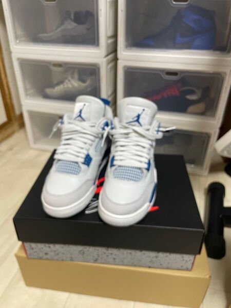 値下げ不可ジョーダン4ミリタリブルー26.5 AIR JORDAN
