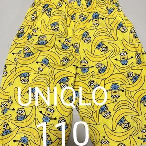 ユニクロ ミニオン ハーフパンツ 110 イエロー