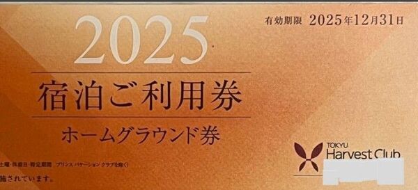 2025 東急ハーヴェストクラブ ホームグラウンド券