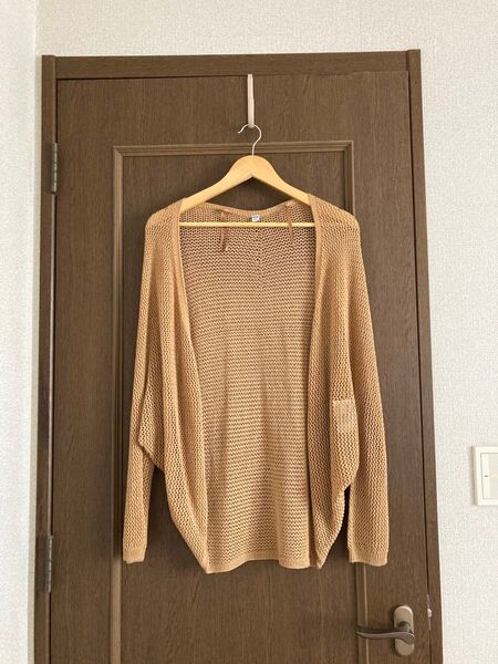 UNIQLO ドルマンスリーブカーディガン ブラウン