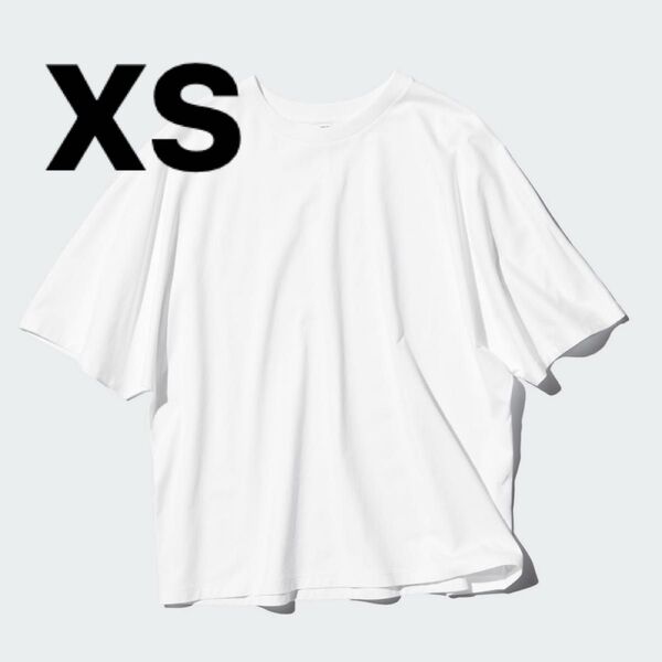 【新品タグ付】UNIQLO コットンリラックスT(五分袖) XSサイズ ユニクロ Tシャツ