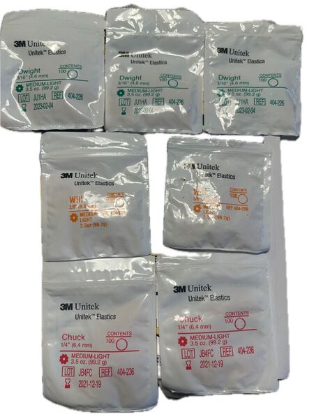 矯正用ゴムバンド 輪ゴム 歯科矯正用 3M Elastics