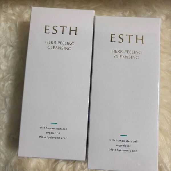 2本SET エス ESTH ハーブピーリングクレンジング 120g ライブナビ クレンジング メイク落とし 化粧落とし ジェル