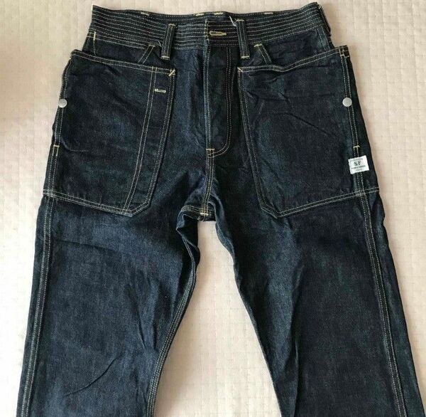 美品 SASSAFRAS Fall Leaf Pants ササフラスパンツ ジーンズ フォールリーフ デニ厶