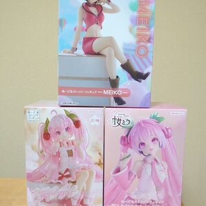 ぬーどるストッパーフィギュア MEIKO、桜ミク2024 パールカラーver.、桜ミク2025