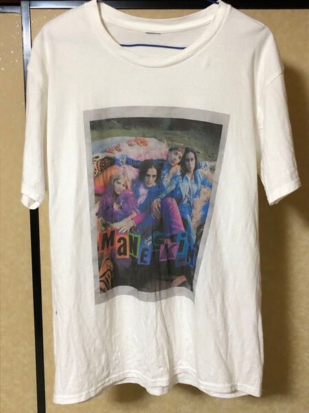 【送料無料】マネスキン MANESKIN ロックtシャツ バンドtシャツ イタリア Lサイズ メンズ