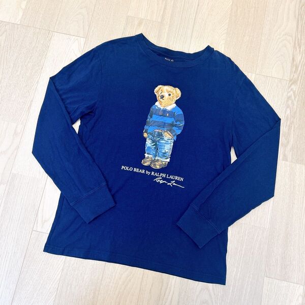 POLO RALPH LAUREN ポロベア ロンT ネイビー 160