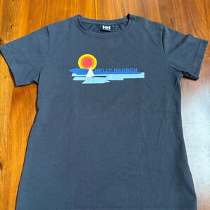 HELLY HANSEN Tシャツ ネイビー ヨット ロゴ