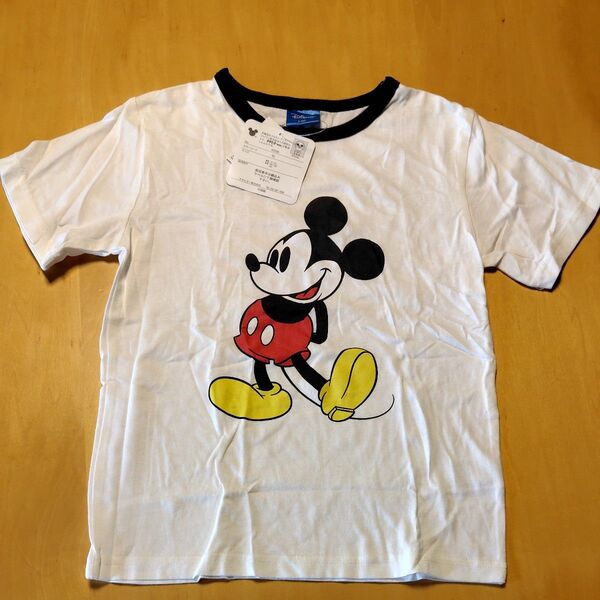 未使用☆ミッキーマウス Tシャツ 130 半袖Tシャツ新品未使用タグ付き ディズニー j
