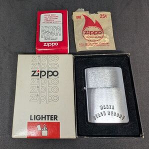 1984年製 MANZA BEACH RESORT ZIPPO オイルライター ジッポー ジッポ Zippo ヴィンテージ 沖縄