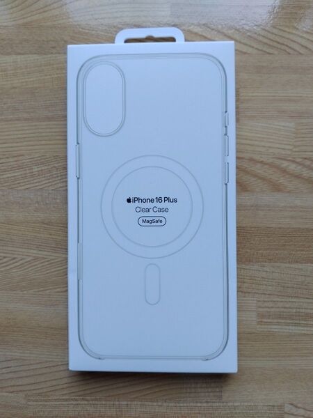 購入証明付き MagSafe対応 iPhone 16 Plus用 クリアケース 純正の正規品です