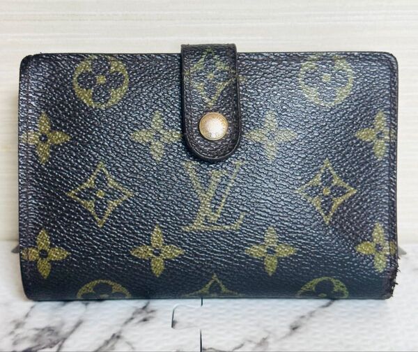 LOUIS VUITTON ルイヴィトン モノグラム ポルトモネ・ビエ ヴィエノワ がま口 二つ折り財布