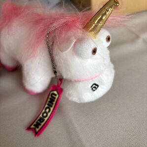 ユニバーサルスタジオジャパン アグネス ユニコーン ミニオン ぬいぐるみキーホルダー