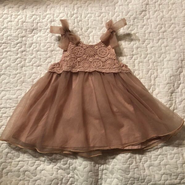 Petit Mainフォーマルドレス ピンクベージュ
