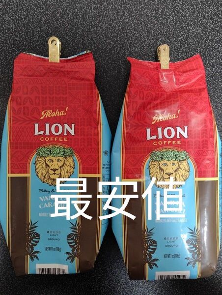 Lion Coffee ライオンコーヒーバニラキャラメル 2袋セット