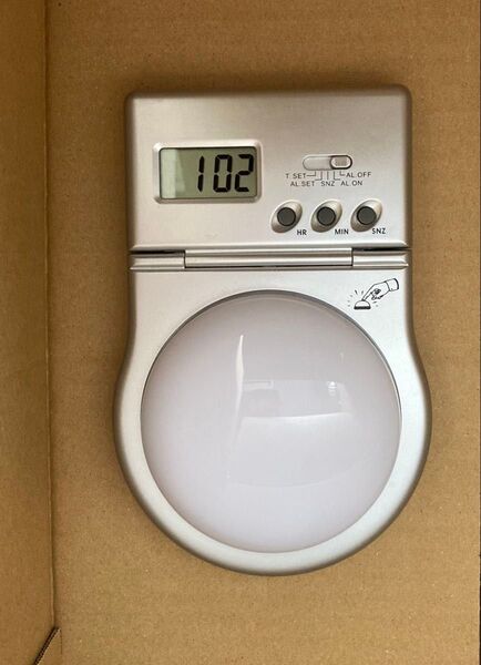 DOME LIGHT CLOCK タッチライトクロック TOUCH LIGHT ALARM CLOCK アラーム時計 デジタル時計