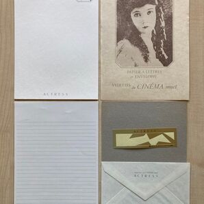 ACTRESS アクトレス レターセット letter set 便箋 封筒 封印シール