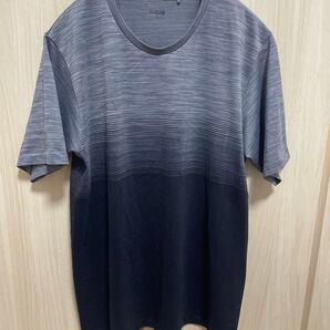 【美品】GU ジーユー トレーニングシャツ 黒 グレー 半袖 半袖Tシャツ Tシャツ