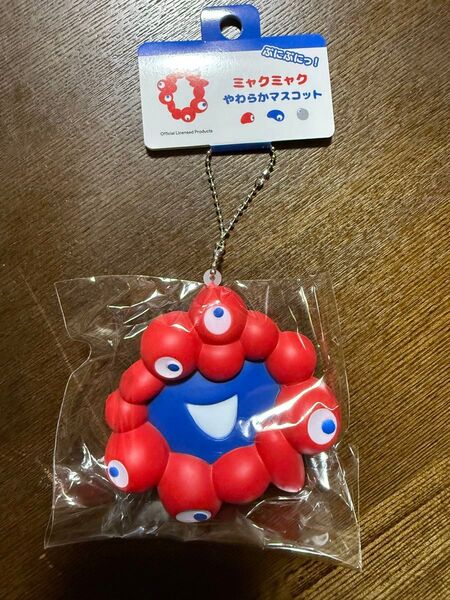 ミャクミャク やわらかマスコット ぷにぷにっ! キーホルダー チェーン 大阪万博 EXPO2025 ストラップ ミャクミャク