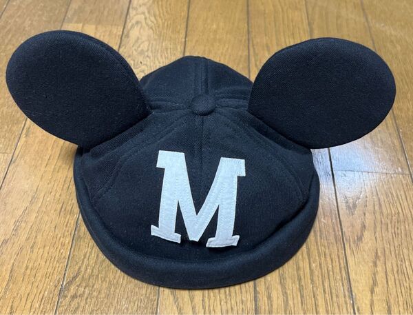 ディズニー ファンキャップ ミッキー 耳付き M キャップ 帽子 CAP オールシーズン