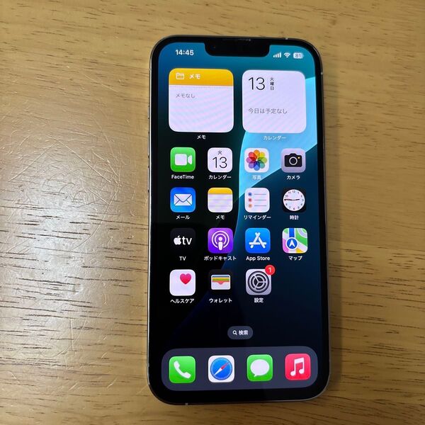 中古美品 simフリー iPhone 13pro 256gb バッテリー100% docomo シルバー