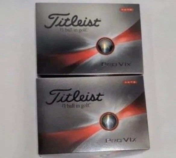 【新品】タイトリスト titleist PRO V1Xボール ホワイト ハイナンバー 2ダース 正規品