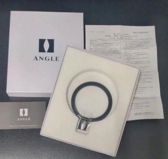 【新品】ANGLE アングル e.モデル01ネックレス AE01N ブラック Lサイズ 50cm 専用箱入り 正規品