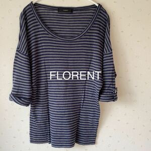  Florent tops knitted sweater border cut and sewn 