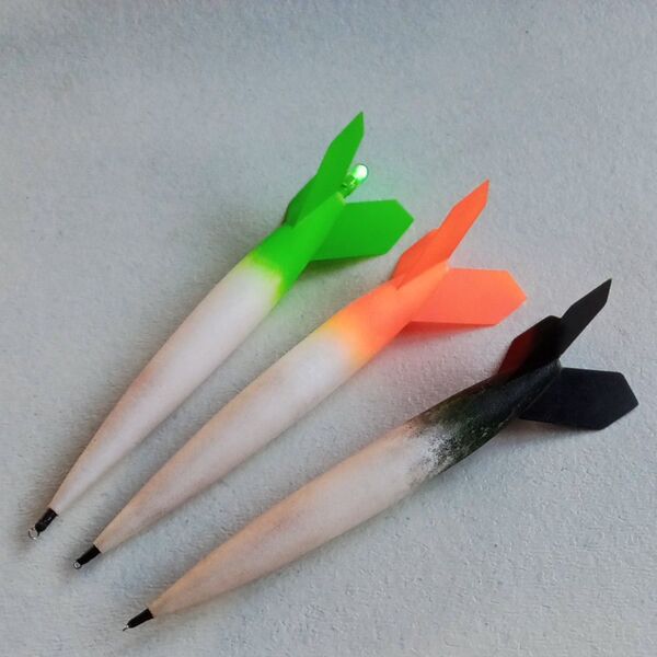 遠投ウキ 15~18号 3本セット バラ売りなし 中古品 汚れ 遠投カゴ釣り