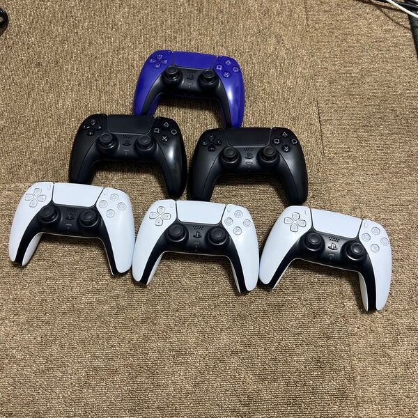 PS5純正コントローラー(DualSense)6個セットの出品です。