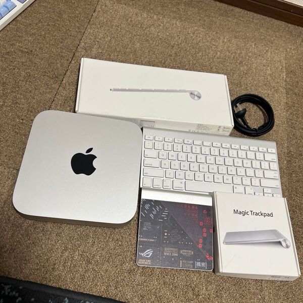 Mac mini M2&Apple Magic Trackpad(初代・表面ヒビあり&Magic Keyboard セット動作OK