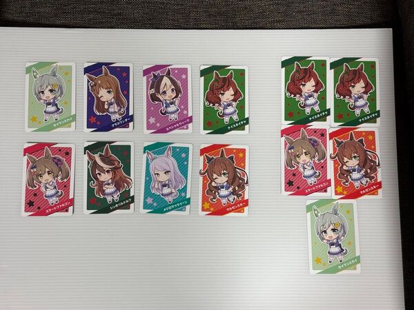 ウマ娘プリティーダービー ポテトチップス ノーマルカード8種13枚 ファミリーマート限定(2022年)
