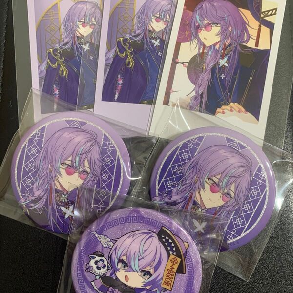 dytica 2nd anniversary 缶バッジ&チェキ風カード 星導ショウ