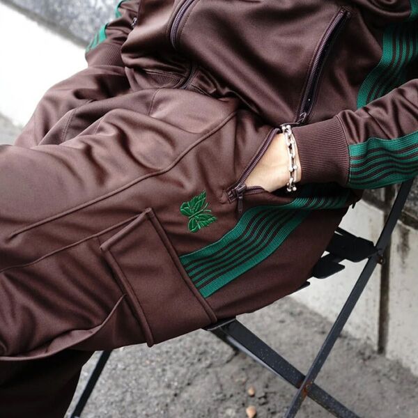 needles LHP 別注 BDU H.D トラックパンツ ヒザデル ブラウン