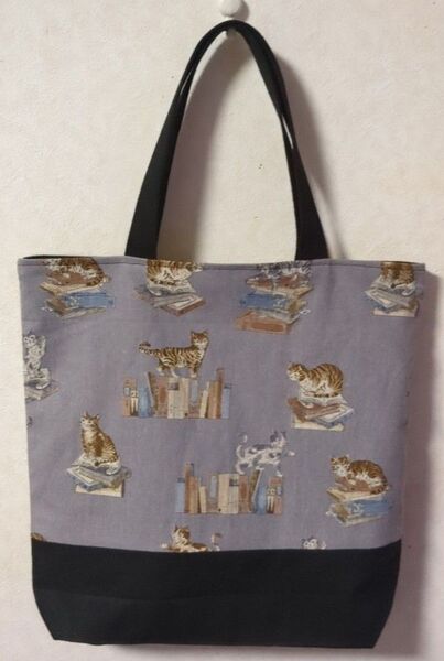 トートバッグ(ハンドメイド)ねこ柄