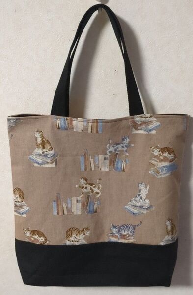 トートバッグ(ハンドメイド)ねこ柄