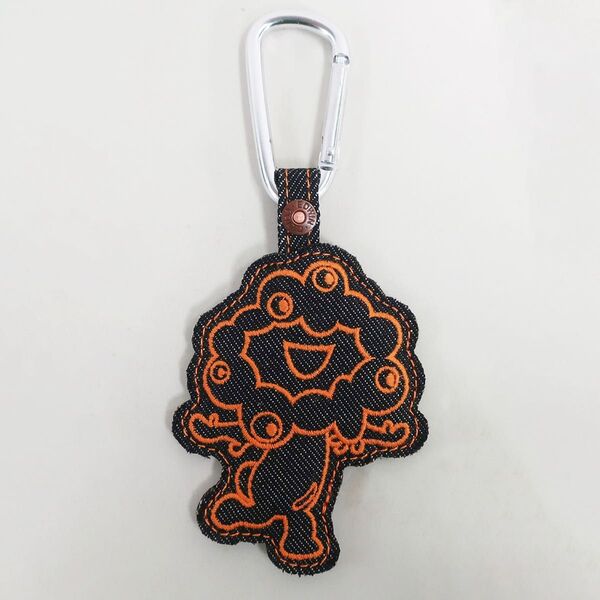 EDWIN ミャクミャク コラボ デニム 刺繍 カラビナ アップリケ EXPO2025 大阪関西万博 会場限定 完売品