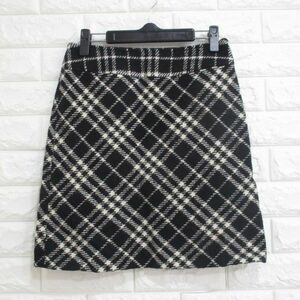 [ Burberry London ] three . association * autumn winter for wool skirt miniskirt *36