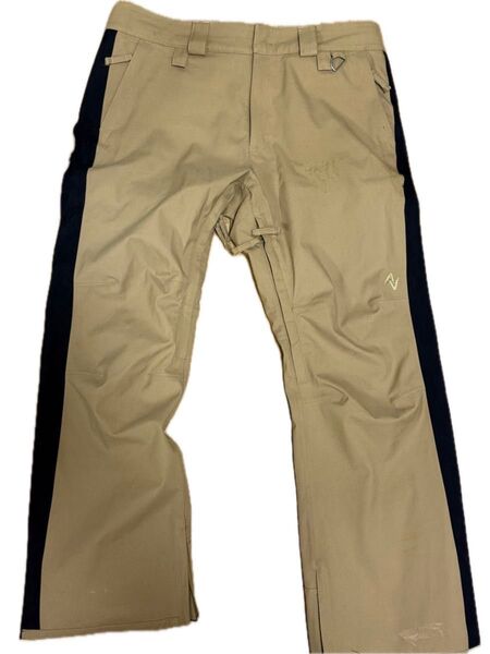 AA HARD WEAR スノーボードパンツ Lサイズ ベージュ