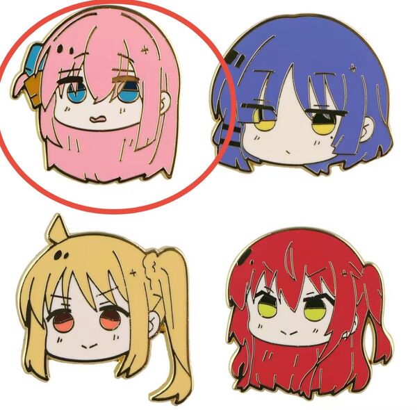 【新品未使用】【送料込】ぼざろぼっち・ざ・ろっく!後藤ひとりピンズピンバッジ