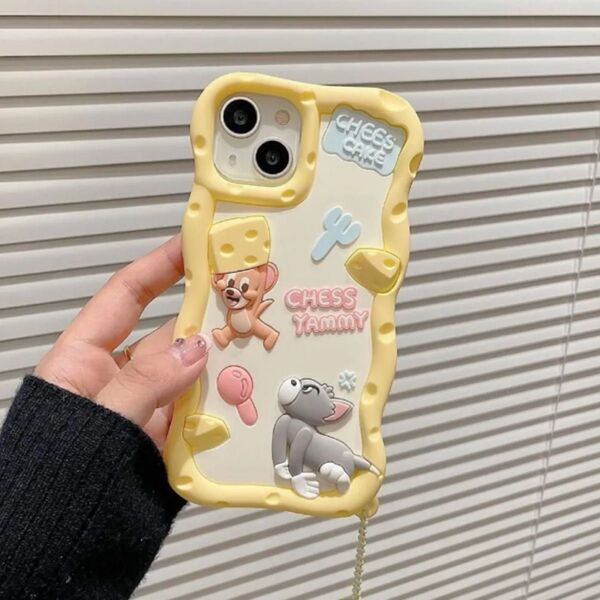 かわいい トムとジェリー アニメ キャラクター スマホケース iPhone12ProMax