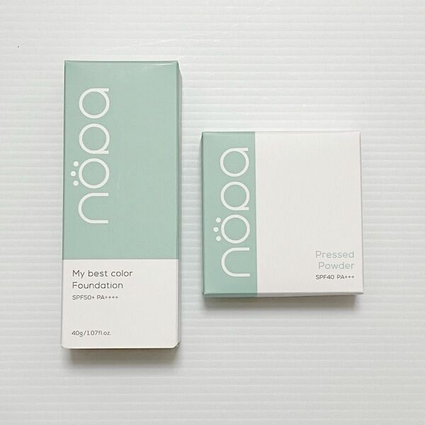 【即発送】2点セット nopa ノパ マイベストカラー ファンデーション SPF50+ プレストパウダー フェイスパウダー 12g