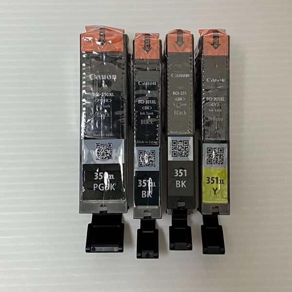【即発送】キヤノン純正インクタンク 4本 BCI-350XL PGBK BCI-351XL BK 2本 BCI-351XL Y