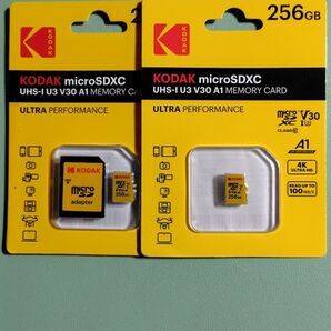 コダック KODAK microSDXC 256gbx2枚 未開封品