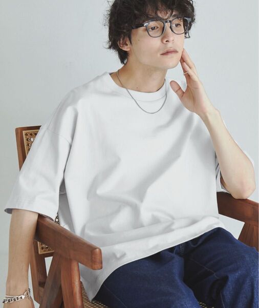 リラックスルーズベーシックT オーバーサイズ ラスティックコットンカットソー ZOZOTOWN Lサイズ